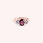 Lade das Bild in die Galerie hoch, Anello Bia Rubino Oro rosa - Varengo Gioielli