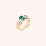 Lade das Bild in die Galerie hoch, Anello Dedalo Smeraldo - Varengo Gioielli