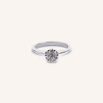 Load image into Gallery viewer, Anello Fantasia Flora Oro bianco - Varengo Gioielli