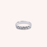 Lade das Bild in die Galerie hoch, Anello Fedina Petra 5 Oro bianco - Varengo Gioielli