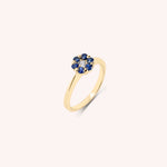 Load image into Gallery viewer, Anello Flora Zaffiri - Varengo Gioielli