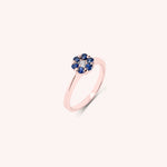 Load image into Gallery viewer, Anello Flora Zaffiri - Varengo Gioielli
