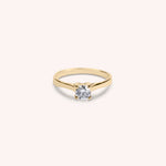 Load image into Gallery viewer, Anello Solitario Clizia Oro giallo - Varengo Gioielli