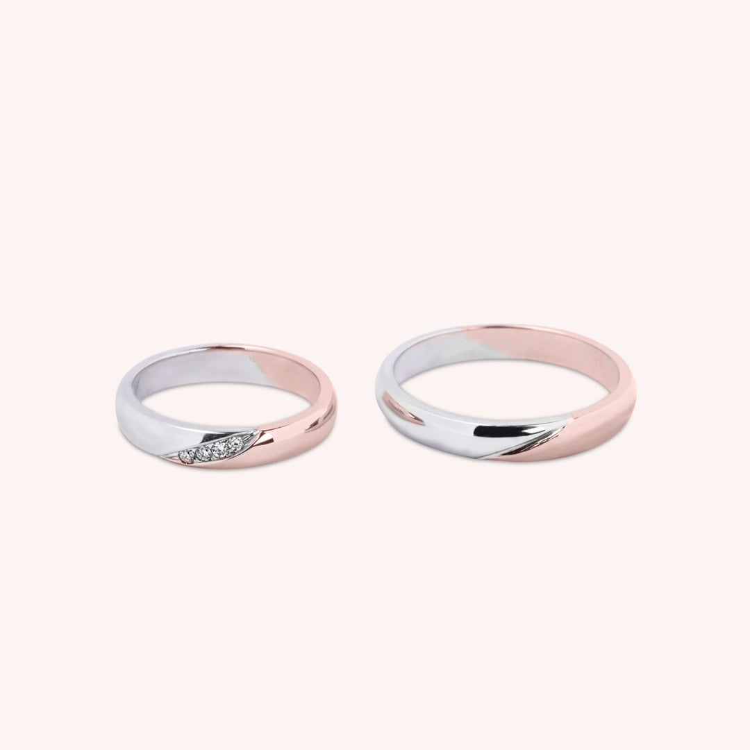 Fedi Ianira Oro Bianco e Rosa - Varengo Gioielli