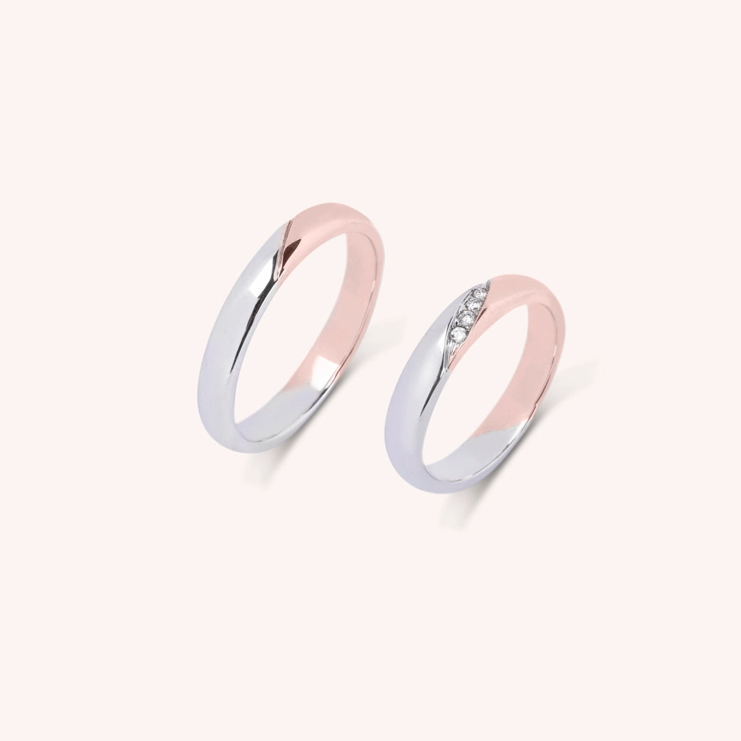 Fedi Ianira Oro Bianco e Rosa - Varengo Gioielli