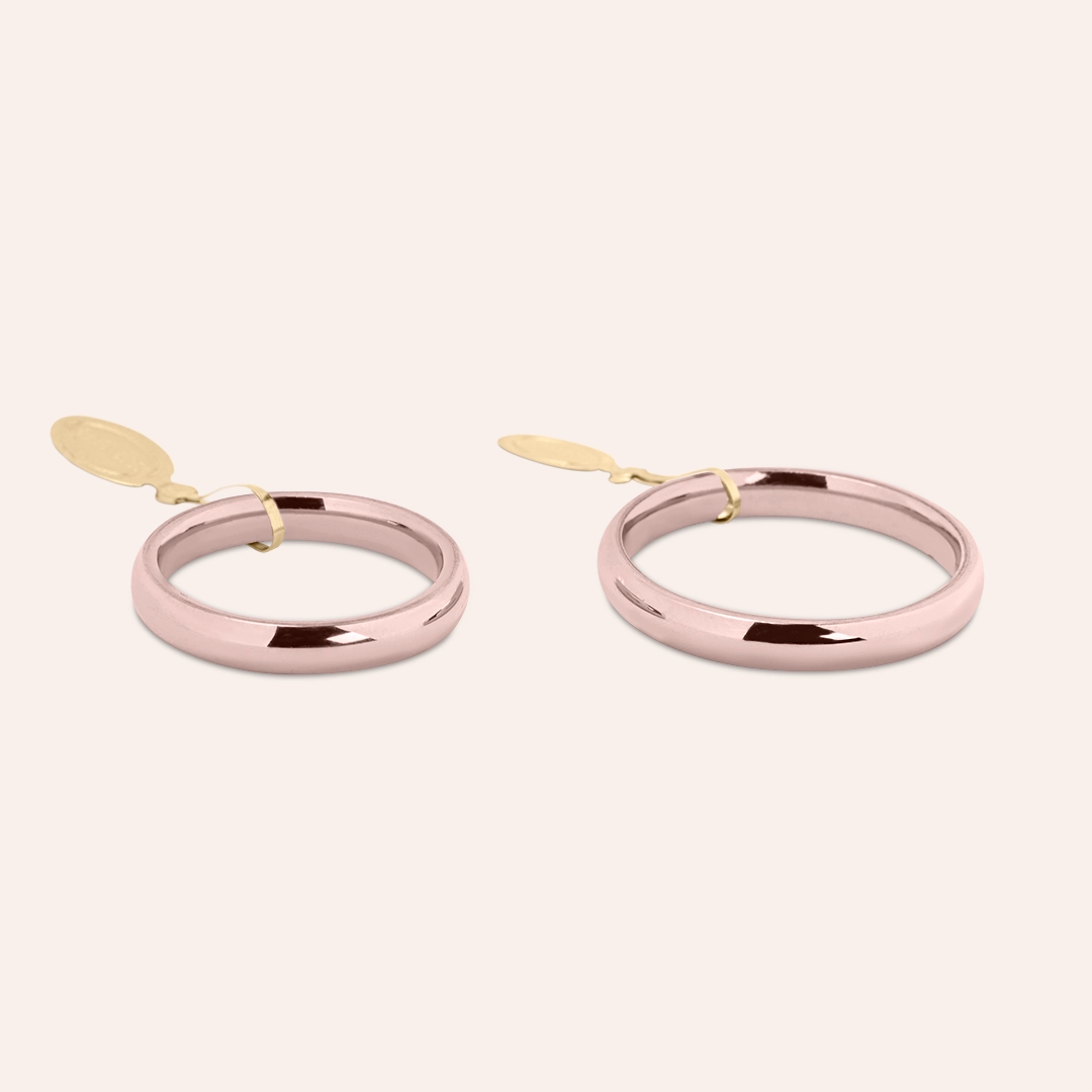 Fedi UNOAERRE Comode 3 mm Oro rosa - Varengo Gioielli