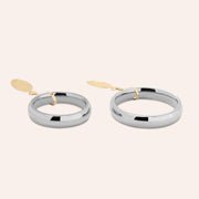 Fedi UNOAERRE Comode 4 mm Oro bianco - Varengo Gioielli
