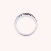 Anello Athena Rubini 2 - Varengo Gioielli