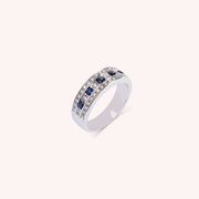 Anello Athena Zaffiri 2 - Varengo Gioielli
