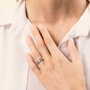 Anello Athena Smeraldi 2 - Varengo Gioielli