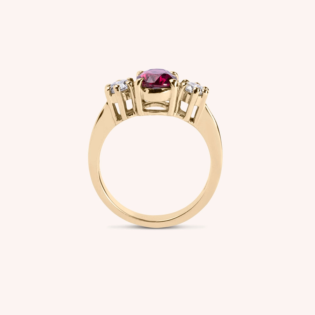 Anello Bia Rubino - Varengo Gioielli