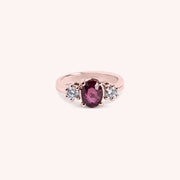 Anello Bia Rubino Oro rosa - Varengo Gioielli
