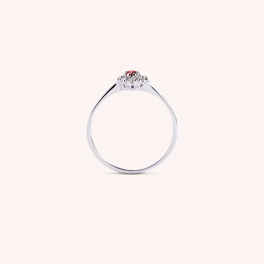 Anello Clio Rubino - Varengo Gioielli