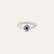 Anello Clio Zaffiro Oro bianco - Varengo Gioielli