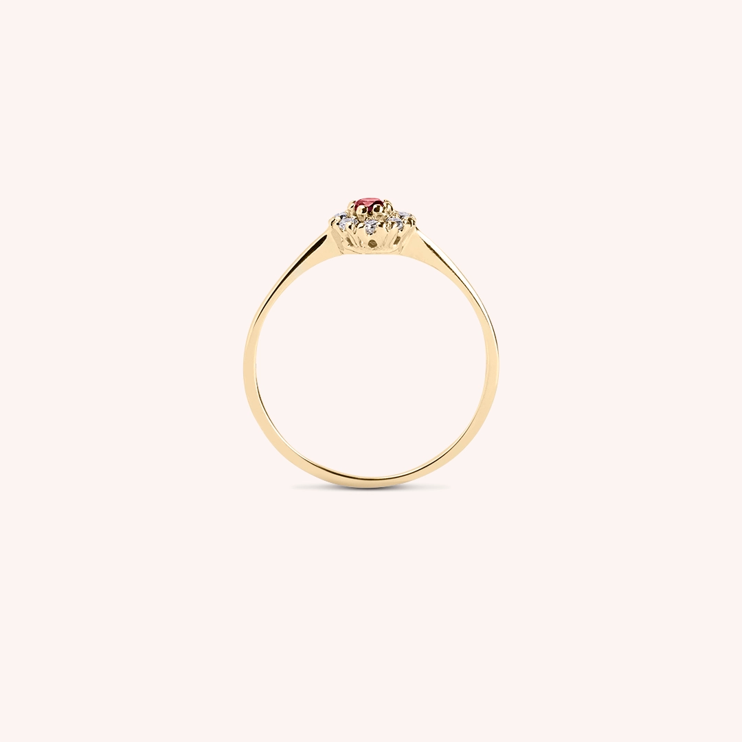 Anello Clio Rubino - Varengo Gioielli