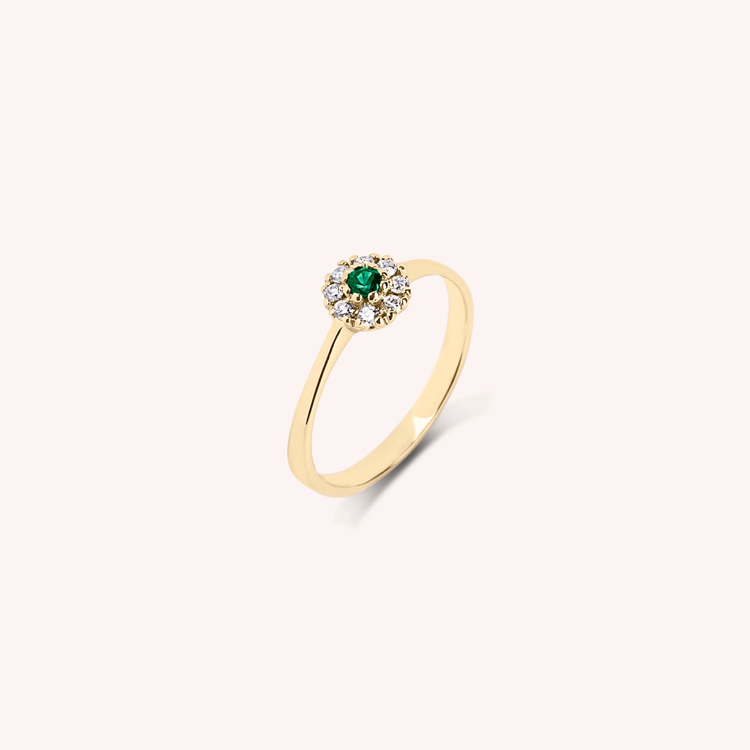 Anello Clio Smeraldo - Varengo Gioielli