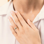 Anello Clio Smeraldo - Varengo Gioielli