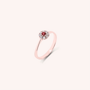 Anello Clio Rubino - Varengo Gioielli