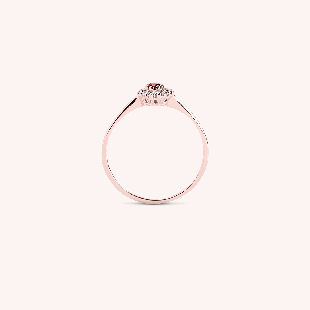 Anello Clio Rubino - Varengo Gioielli