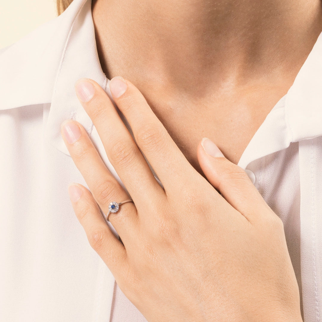 Anello Clio Zaffiro - Varengo Gioielli