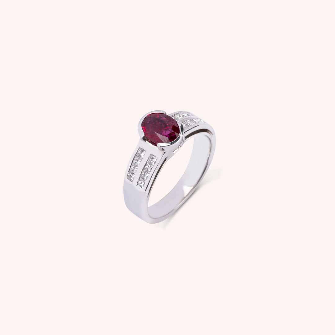 Anello Dedalo Rubino - Varengo Gioielli