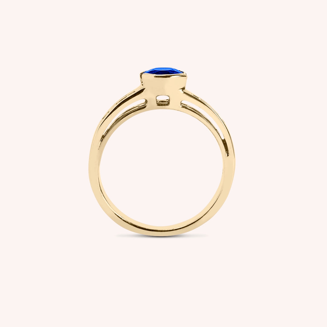 Anello Dedalo Zaffiro - Varengo Gioielli