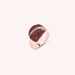 Load image into Gallery viewer, Anello Demetra Rubini - Varengo Gioielli