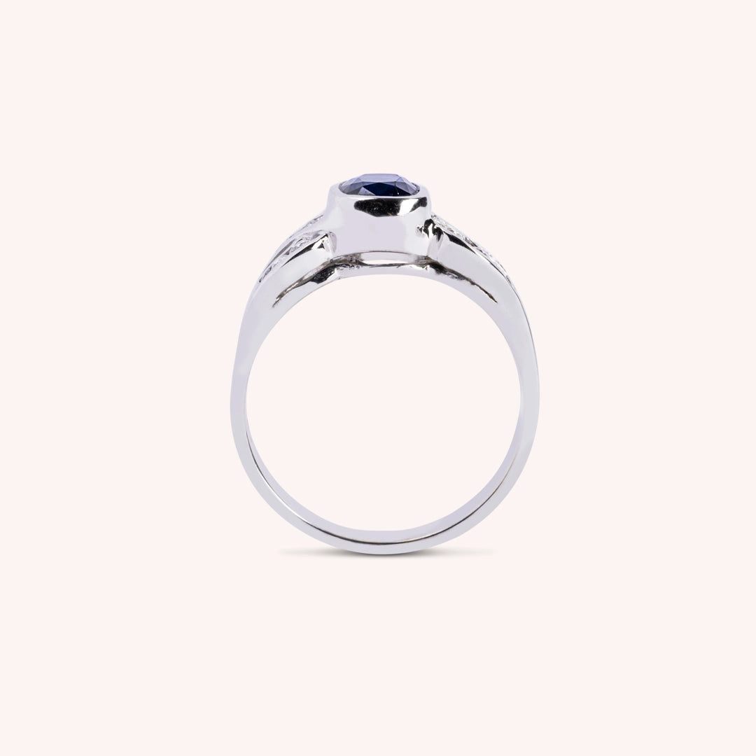 Anello Diana Zaffiro - Varengo Gioielli