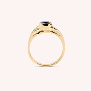 Anello Diana Zaffiro - Varengo Gioielli
