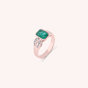 Anello Diana Smeraldo - Varengo Gioielli
