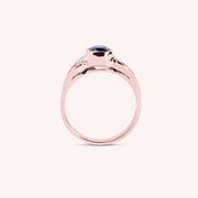 Anello Diana Zaffiro - Varengo Gioielli