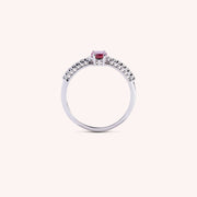Anello Estia Rubino - Varengo Gioielli