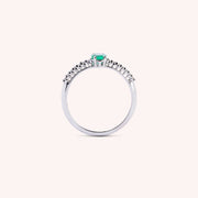 Anello Estia Smeraldo - Varengo Gioielli