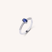 Anello Estia Zaffiro - Varengo Gioielli