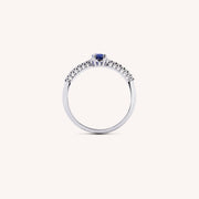 Anello Estia Zaffiro - Varengo Gioielli