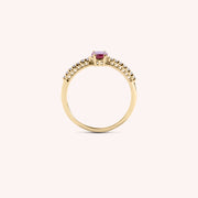 Anello Estia Rubino - Varengo Gioielli