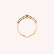 Anello Estia Smeraldo - Varengo Gioielli