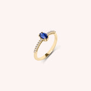 Anello Estia Zaffiro - Varengo Gioielli