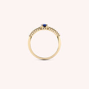 Anello Estia Zaffiro - Varengo Gioielli