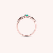 Anello Estia Smeraldo - Varengo Gioielli