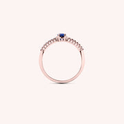 Anello Estia Zaffiro - Varengo Gioielli