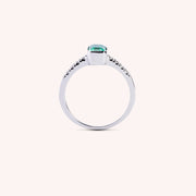 Anello Estia Smeraldo 2 - Varengo Gioielli