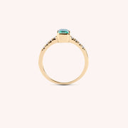 Anello Estia Smeraldo 2 - Varengo Gioielli