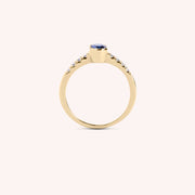 Anello Estia Zaffiro 2 - Varengo Gioielli