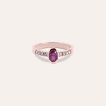 Lade das Bild in die Galerie hoch, Anello Estia Rubino 2 Oro rosa - Varengo Gioielli