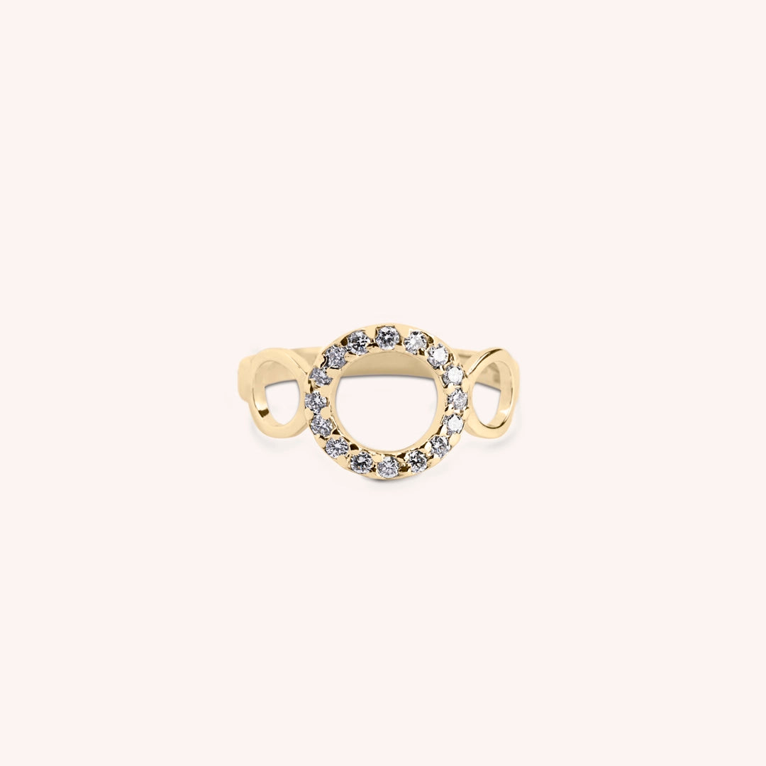 Anello Fantasia Aura Cerchi Oro giallo - Varengo Gioielli