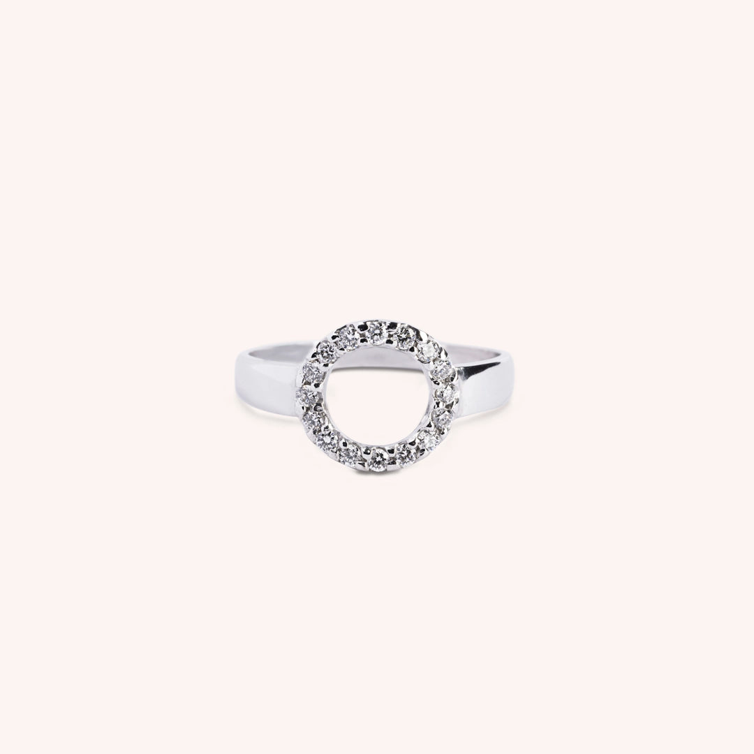Anello Fantasia Aura Oro bianco - Varengo Gioielli