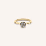 Load image into Gallery viewer, Anello Fantasia Flora Oro giallo - Varengo Gioielli
