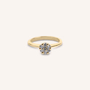 Anello Fantasia Flora Oro giallo - Varengo Gioielli