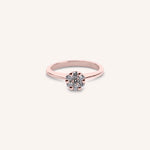 Load image into Gallery viewer, Anello Fantasia Flora Oro rosa - Varengo Gioielli